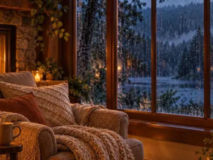 Yoga Nidra For Deep Sleep | A Cozy Rainy Cottage