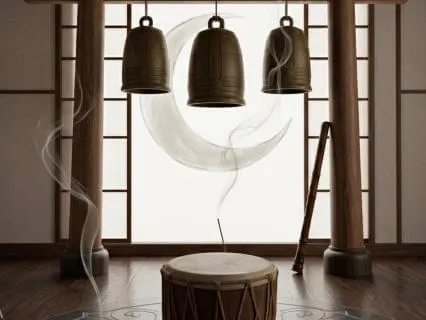 Zen Heart Sutra Chant & Temple Drum for Deep Meditation