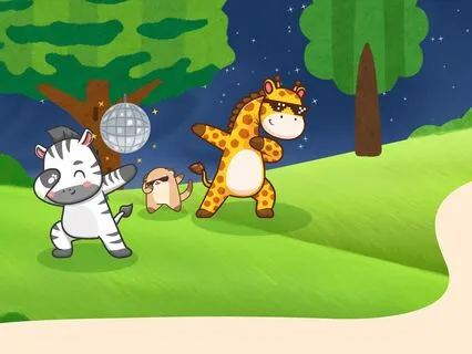 Kids Sleep Story: Ziggy The Zebra's Bedtime Disco
